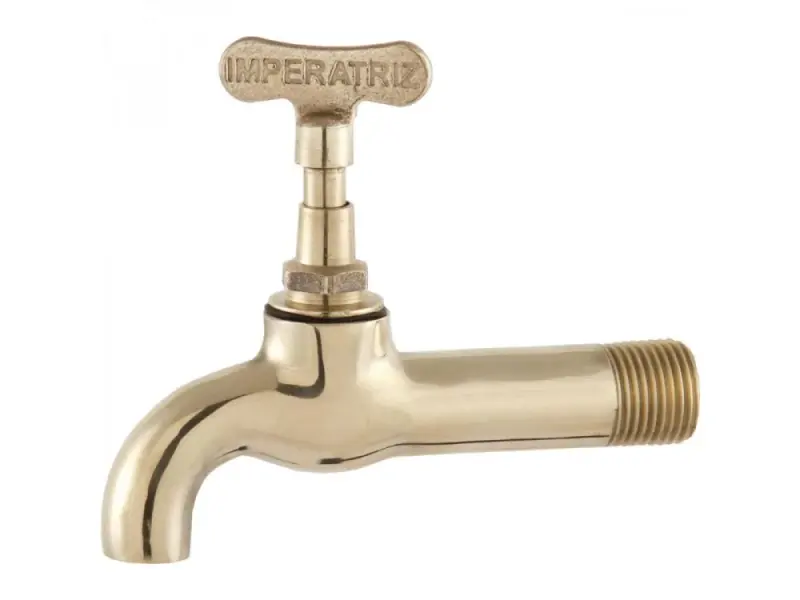 Torneira para Tanque e Jardim com Chaveta Amarela Imperatriz