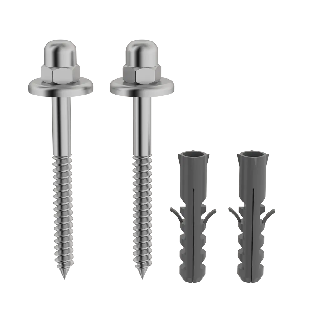 Kit de Fixação Inox para Bacia Sanitária e Mictório de 10 x 90 mm Censi (ref. 7457)