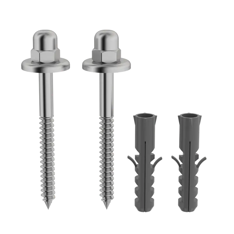Kit de Fixação Inox para Bacia Sanitária e Mictório de 10 x 90 mm Censi (ref. 7457)
