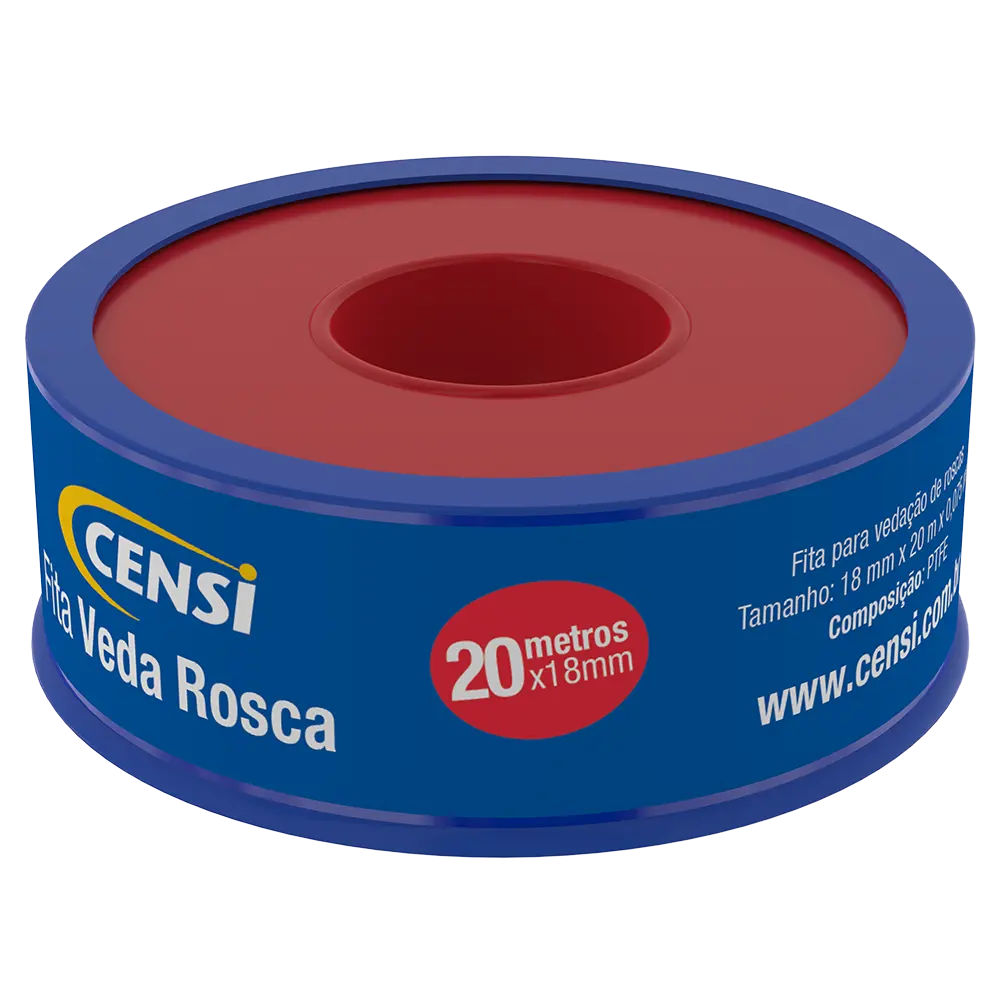 Fita Veda Rosca de PTFE de 18 mm x 20 m Censi (ref. 7582)