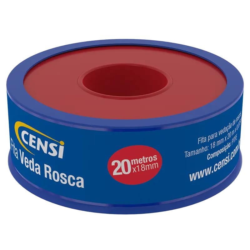 Fita Veda Rosca de PTFE de 18 mm x 20 m Censi (ref. 7582)