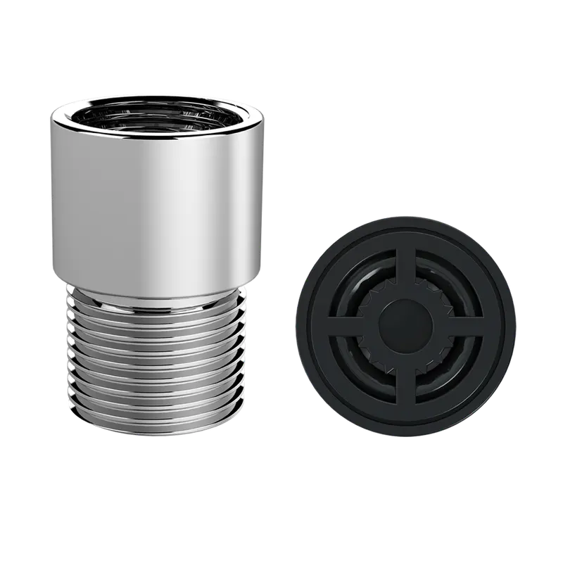 Kit Restritor de Vazão 6 L/min com Adaptador em ABS Cromado Censi