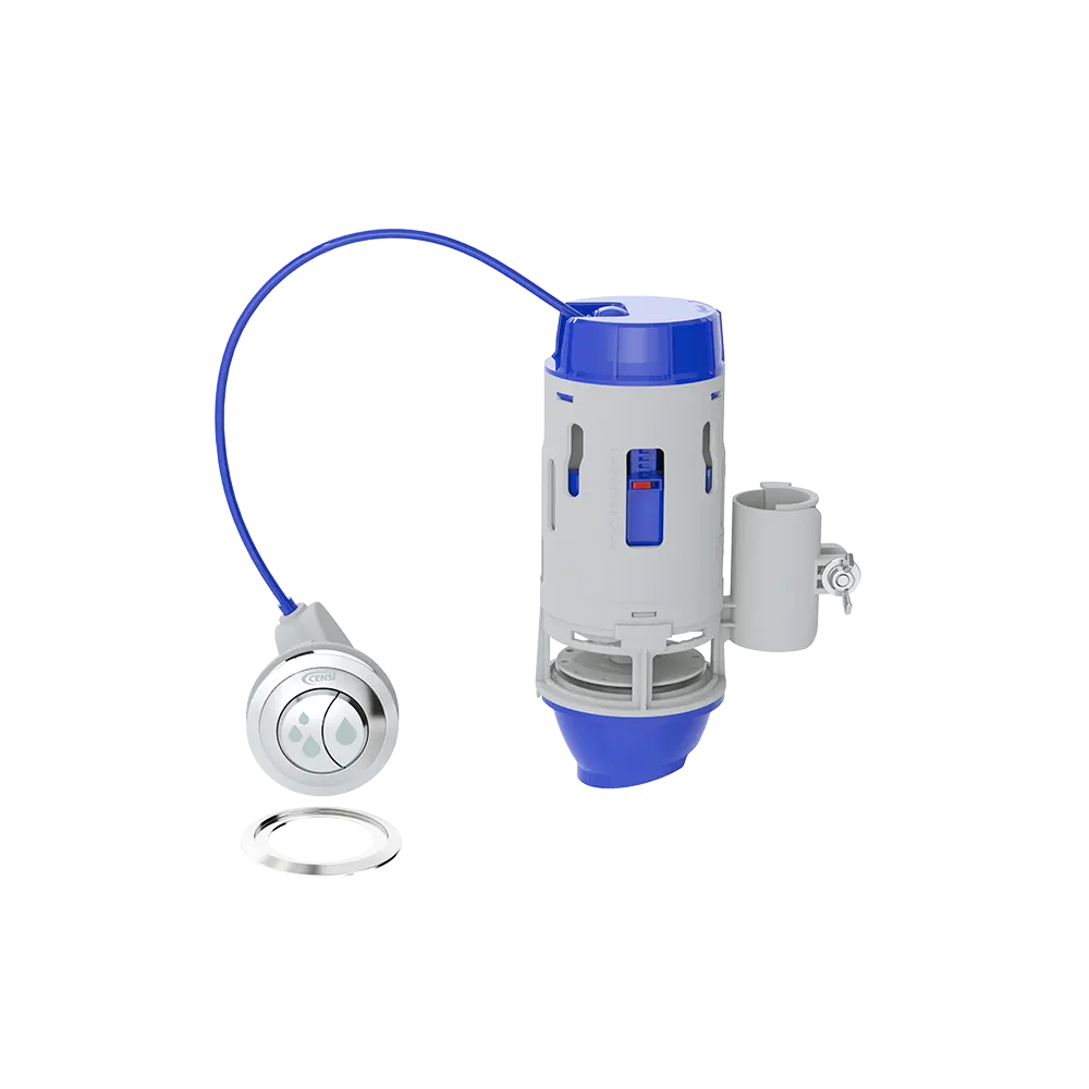 Mecanismo de Saída Dual Flush Universal Conversor para Caixa Acoplada Censi