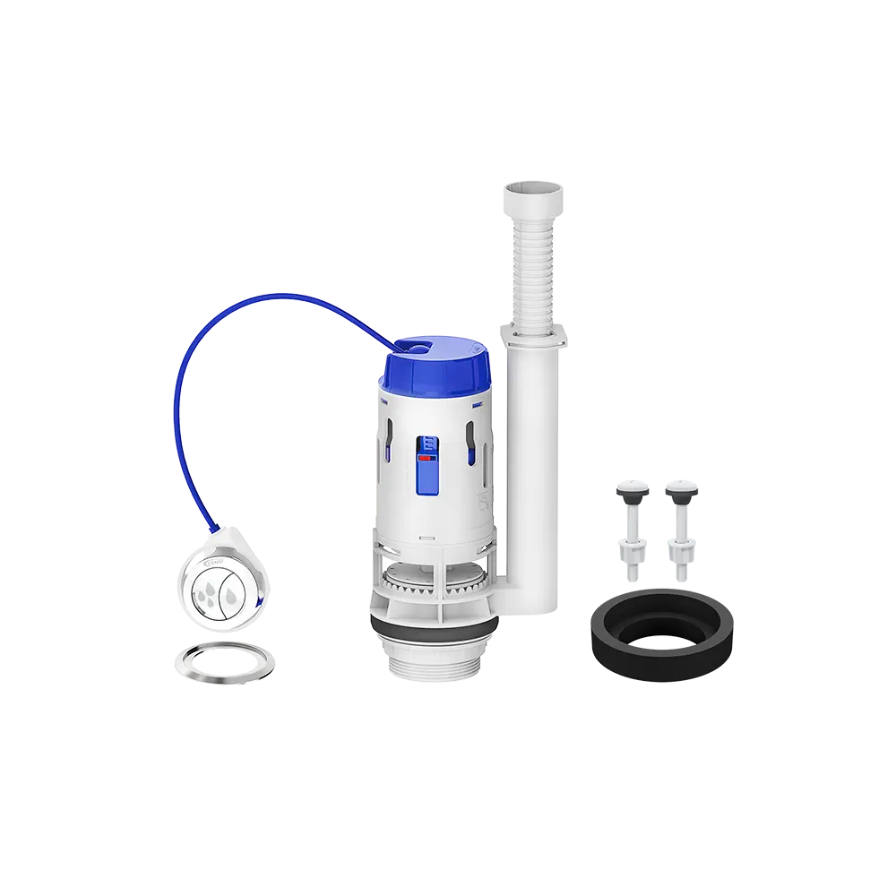 Mecanismo de Saída Dual Flush 3 em 1 Universal para Caixa Acoplada 9555 Censi