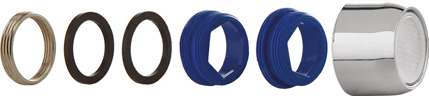 Arejador Completo Cromado M19, M21, M22 e M24 Blukit