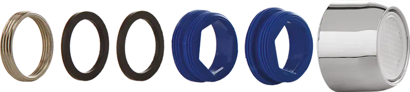 Arejador Completo Cromado M19, M21, M22 e M24 Blukit