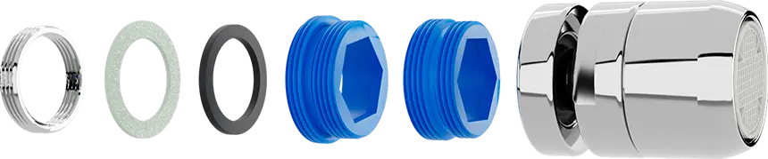 Arejador Articulado Cromado M19, M21, M22 e M24 Blukit
