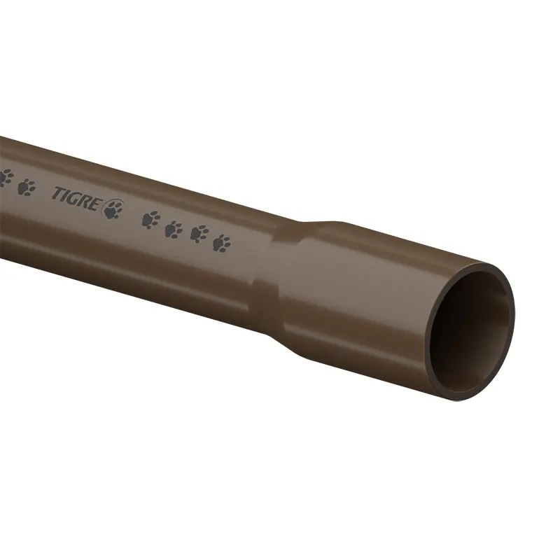 Tubo de PVC Soldável Marrom Tigre (metro)