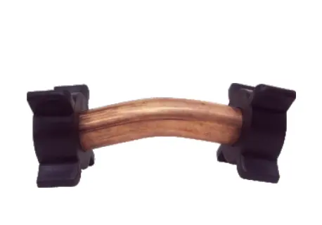 Tubo de Ligação Flexível Curvo Cromado para Torneira de Mesa