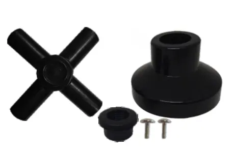 Acabamento para Registro Universal C64 Preto Fosco