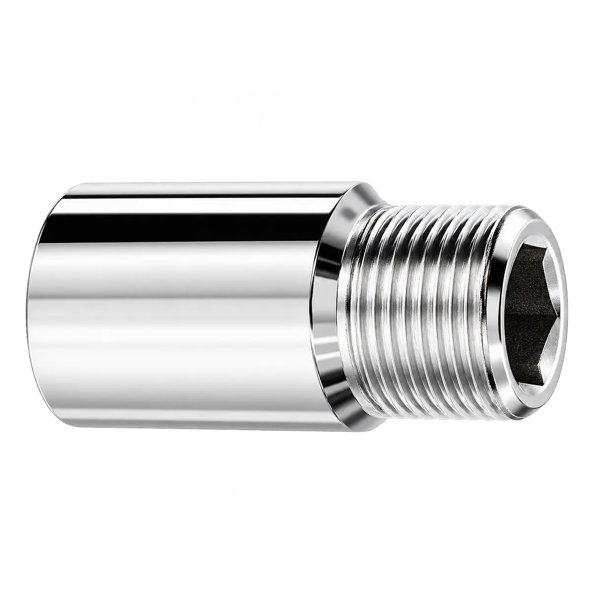 Extensão Cromada 1/2" x 20 mm com Sextavado Interno Roco