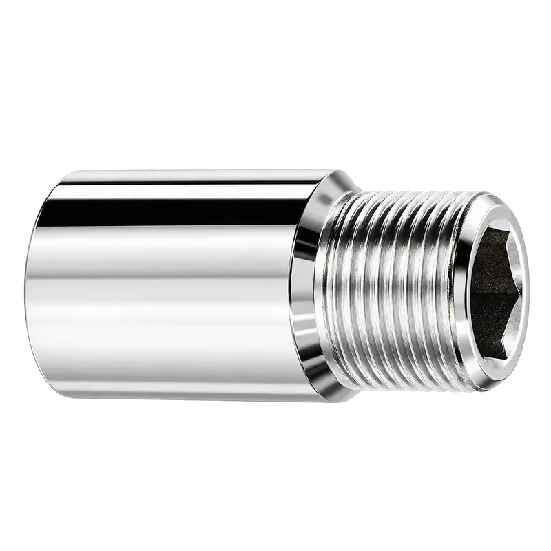 Extensão Cromada 1/2" x 20 mm com Sextavado Interno Roco