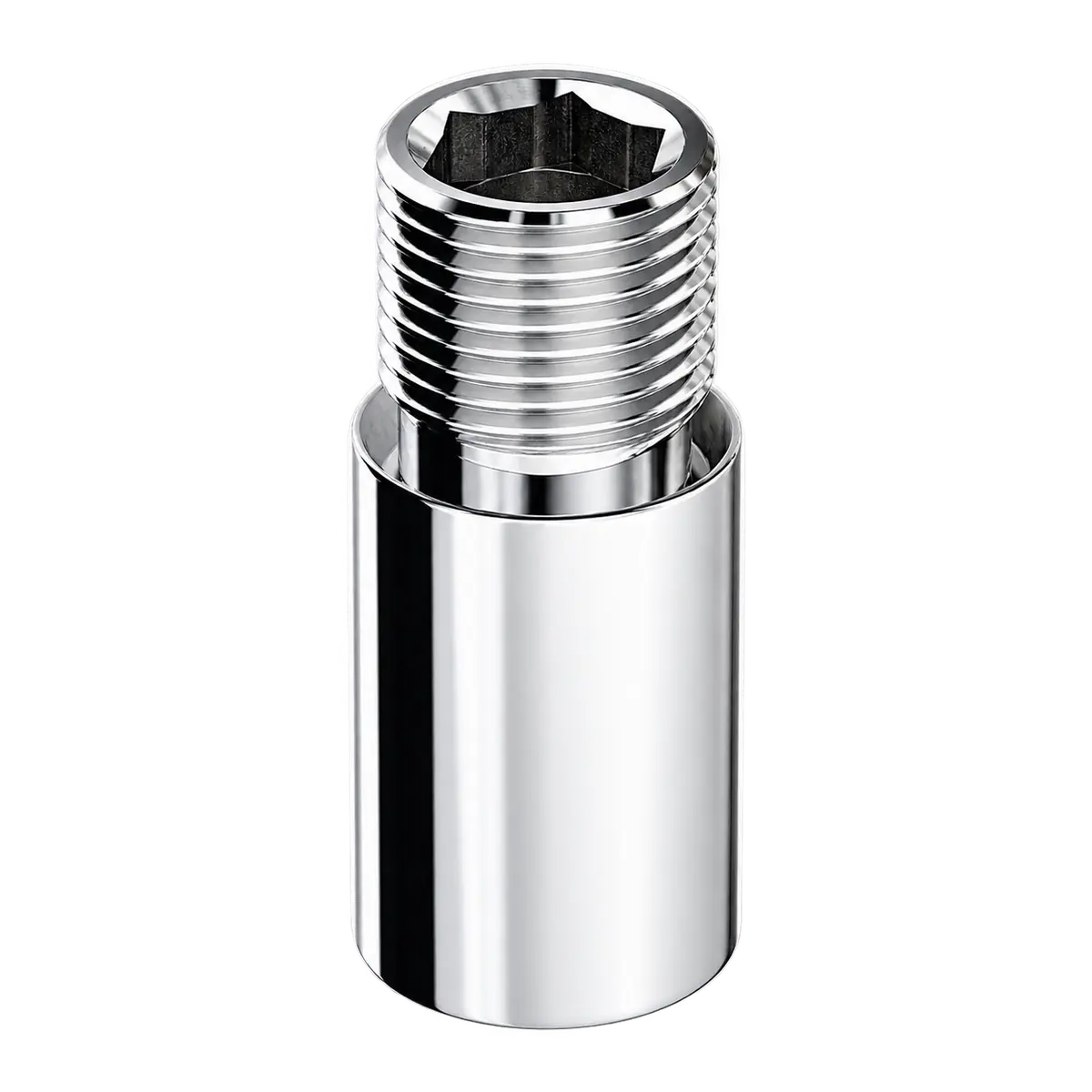 Extensão Cromada 1/2" x 40 mm com Sextavado Interno Roco
