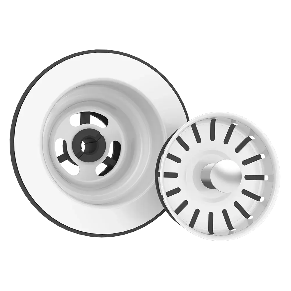 Válvula de Escoamento Universal para Lavatório 7/8" com Tampa ABS Pádova