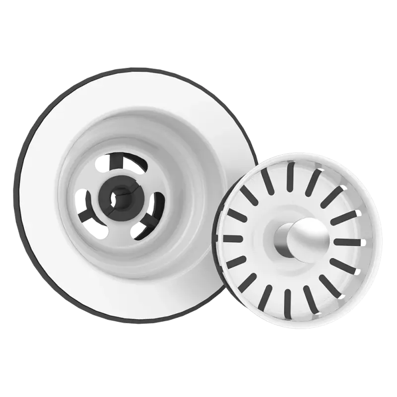 Válvula de Escoamento Universal para Lavatório 7/8" com Tampa ABS Pádova