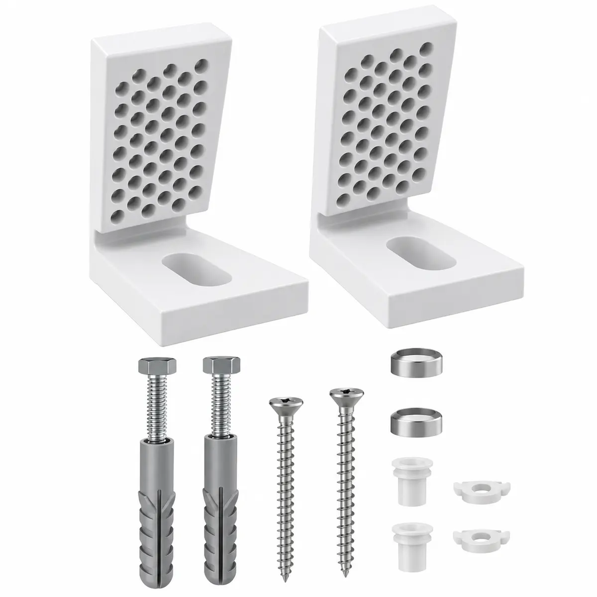 Kit de Fixação Lateral para Bacia Sanitária e Bidê Roco
