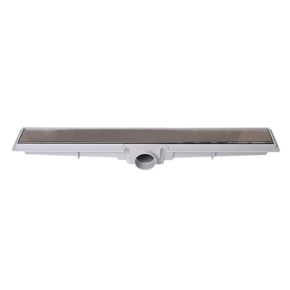 Ralo Linear Inox Luxo 5 x 70 cm com Grelha Fechada Estrela