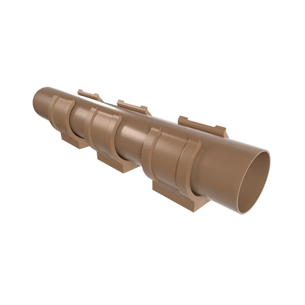 Abraçadeira de Impacto para Tubo PVC de Encaixe Marrom Estrela - 1 1/2"