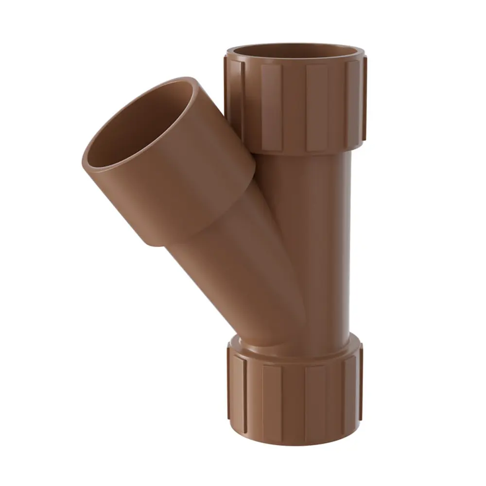 Junção Soldável 45° em PVC Marrom Estrela - 50mm