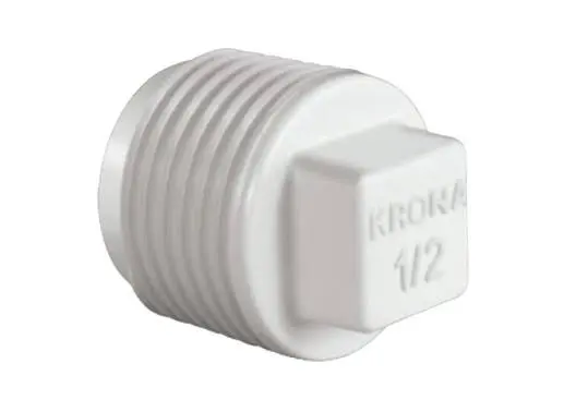 Plug em PVC de Rosca BSP Krona