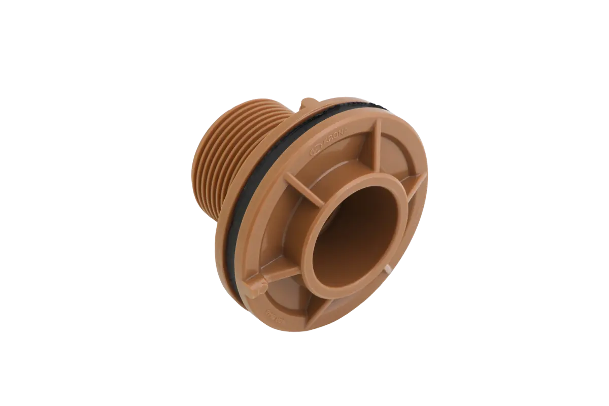 Adaptador PVC Marrom Soldável para Caixa d'Água 25mm - 25mm