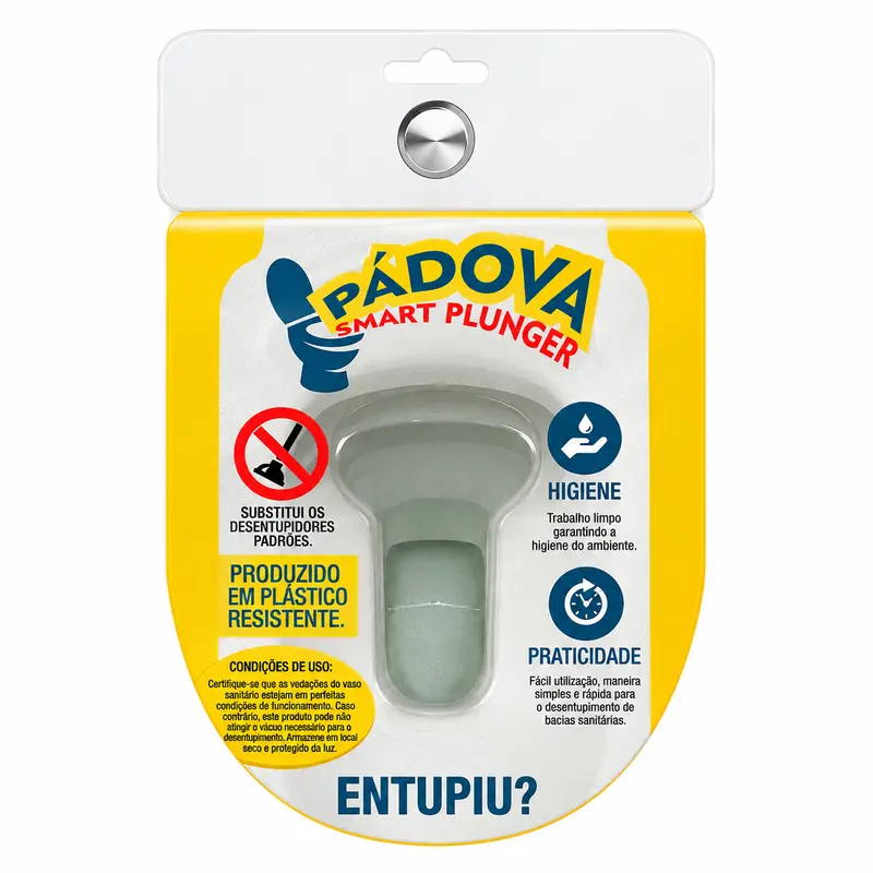 Desentupidor Smart Plunger para Vaso Sanitário Pádova
