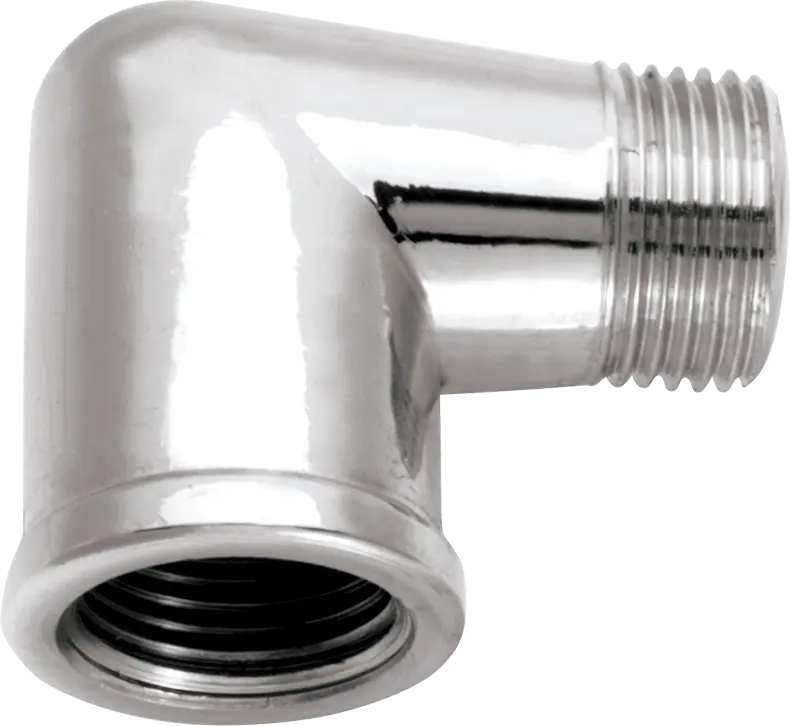 Cotovelo Cromado Macho-Fêmea 3/8" x 90° Blukit