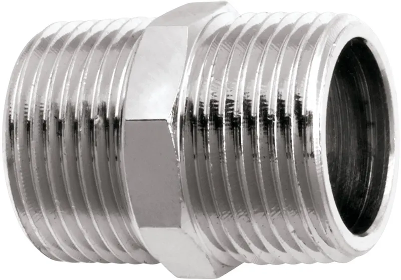 Niple Cromado de 3/4" BSP em Liga de Cobre Blukit