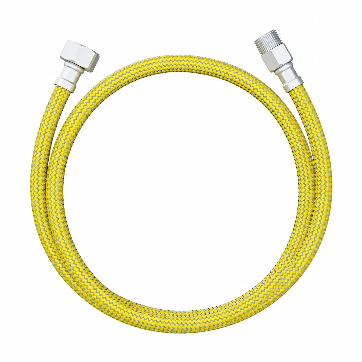 Engate Flexível para Gás Economy 1/2" Macho x Fêmea 1,20 m Blukit