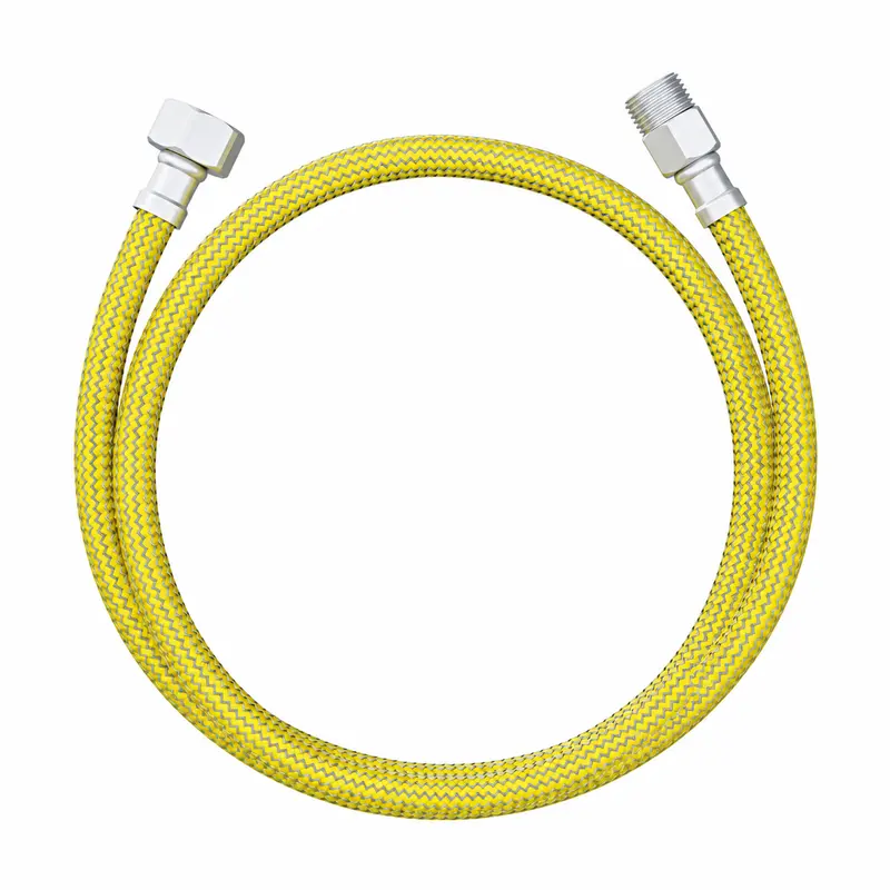 Engate Flexível para Gás Economy 1/2" Macho x Fêmea 1,20 m Blukit