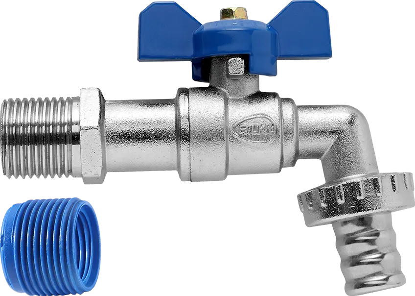 Torneira de Esfera para Jardim de 1/2" com Borboleta Blukit (ref. 190124)