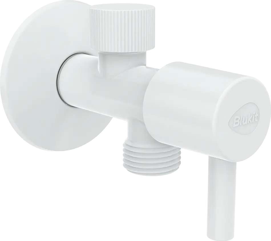 Registro para Ducha Higiênica 1/4 de Volta ABS Branco Blukit