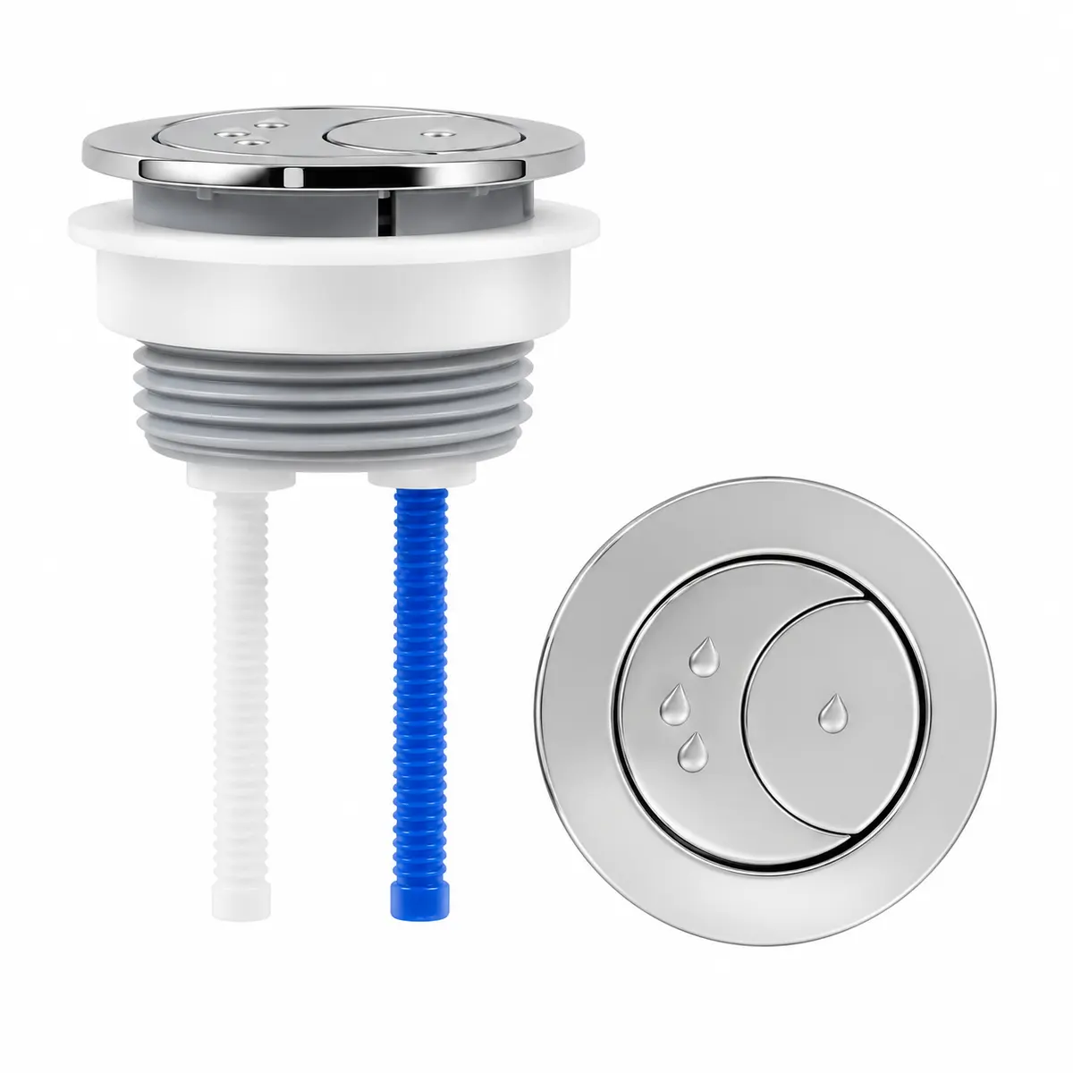 Acionador Superior Cromado para Caixa Acoplada MBD Astra