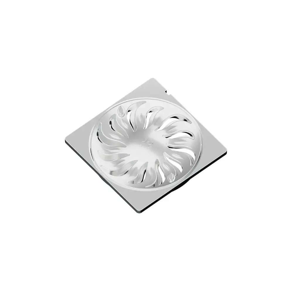 Grelha Quadrada 100mm Abre e Fecha Tigre