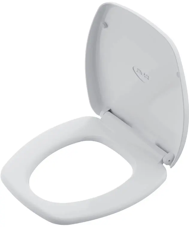 Assento Sanitário Thema Branco em PP com Fechamento Suave Blukit (ref. 292409)