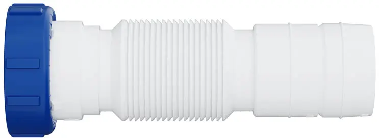 Sifão Tubo Extensivo Branco para Válvula de Descarga Blukit
