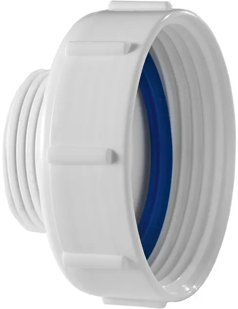 Bucha de Redução Branca de 1.1/2" x 7/8" para Sifão Blukit (ref. 030441)