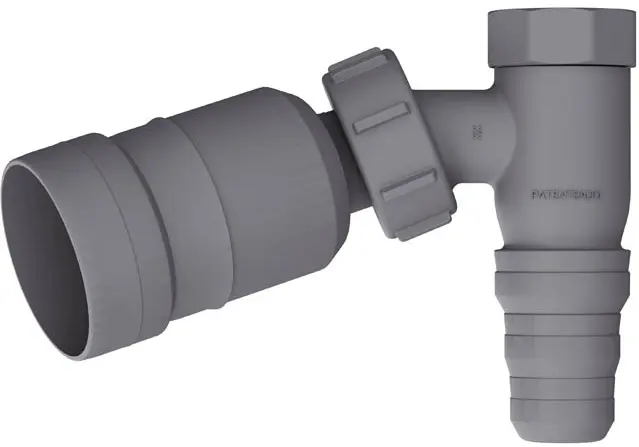 Adaptador Articulado de 45° e 90° com Retenção para Saída de Máquina Blukit