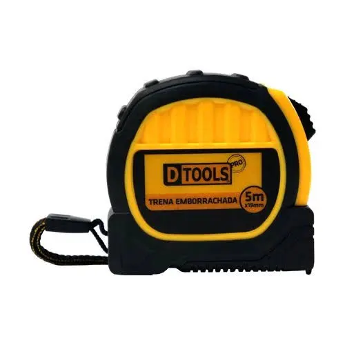 Trena de Fita de Aço 5 m x 19 mm DTools
