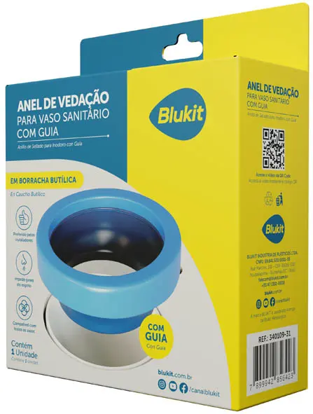 Anel de Vedação com Guia para Vaso Sanitário