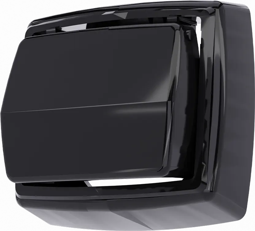 Acabamento Hydra Max Preto para Válvula de Descarga