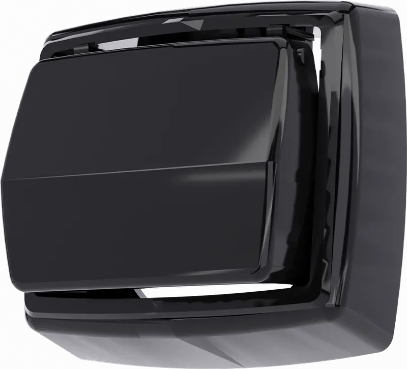 Acabamento Hydra Max Preto para Válvula de Descarga