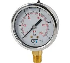 Manômetro Reto D63 0 a 21 bar Genebre