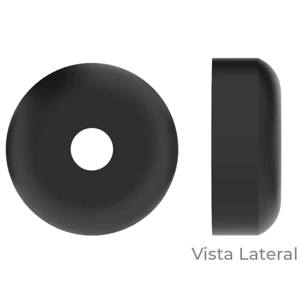 Vedante de Borracha Nitrílica Abaulado de 15 mm Censi
