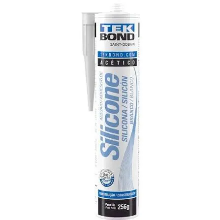 Silicone Acético Branco 256g Tekbond
