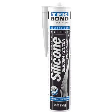 Silicone Preto 256g Tekbond