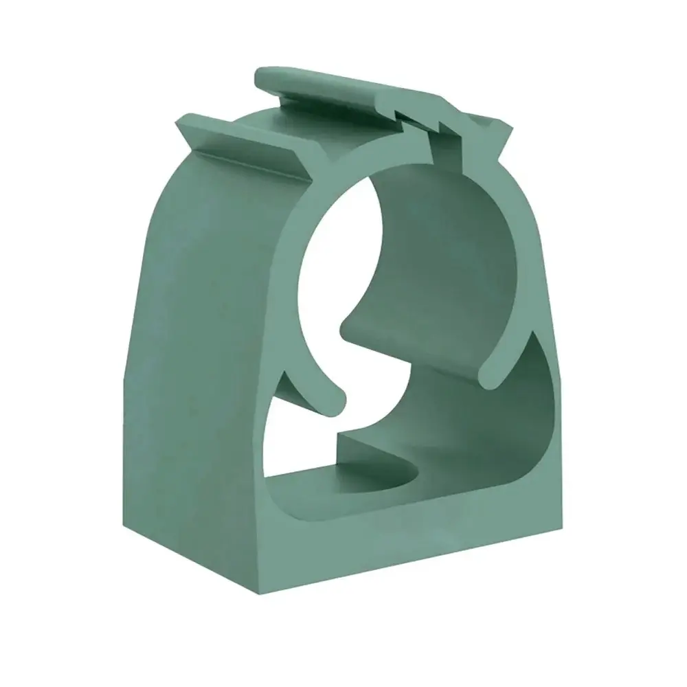 Abraçadeira Click Verde 25mm para Tubos PPR