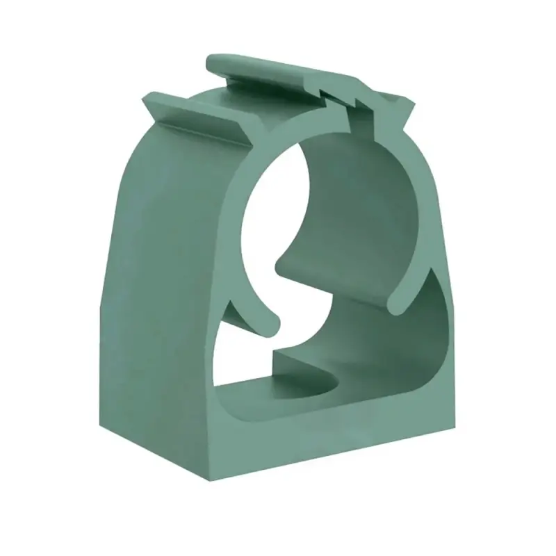 Abraçadeira Click Verde 25mm para Tubos PPR