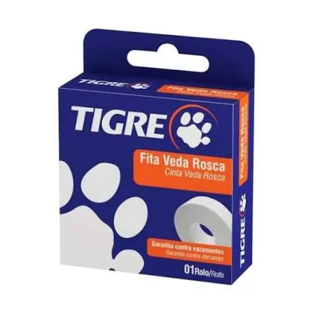 Fita Veda Rosca 18 mm x 25 m Tigre