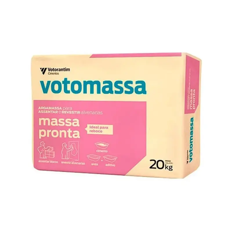Argamassa Massa Pronta Multiuso Votomassa 20kg Votoran